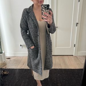 Grey and Black Coat